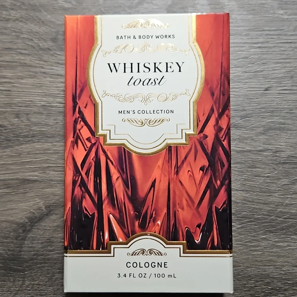 Bath & Body Works WHISKEY TOAST 3.4 Oz Men's Collection Cologne NEW MSRP $64.95